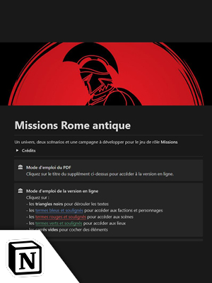 Missions - e-supplément Rome Antique
