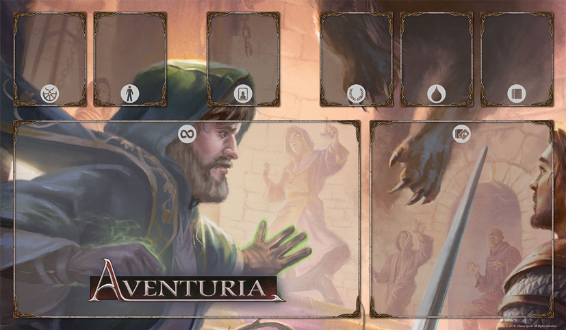 Aventuria - Spielmatte Perainegeweihter