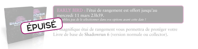 Etui de rangement (Early Bird)