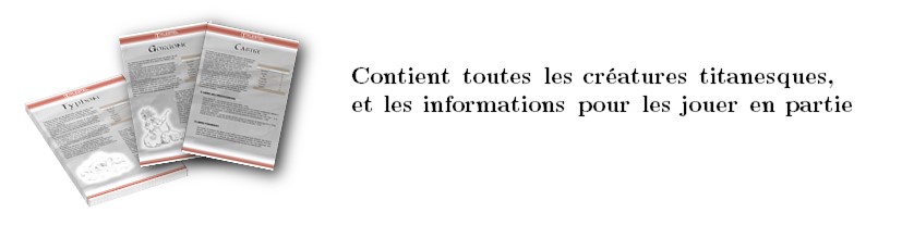 Fiches bestiaire