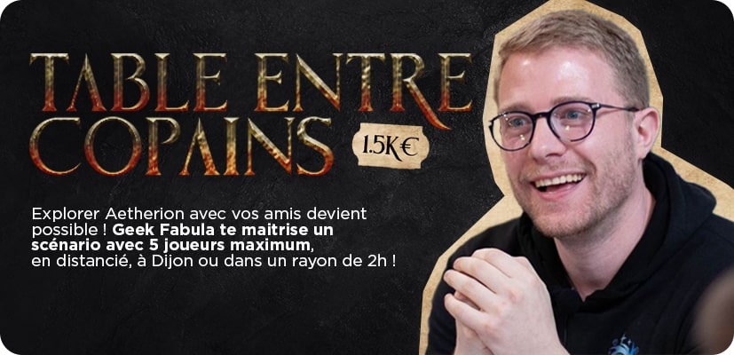 Une table entre copains
