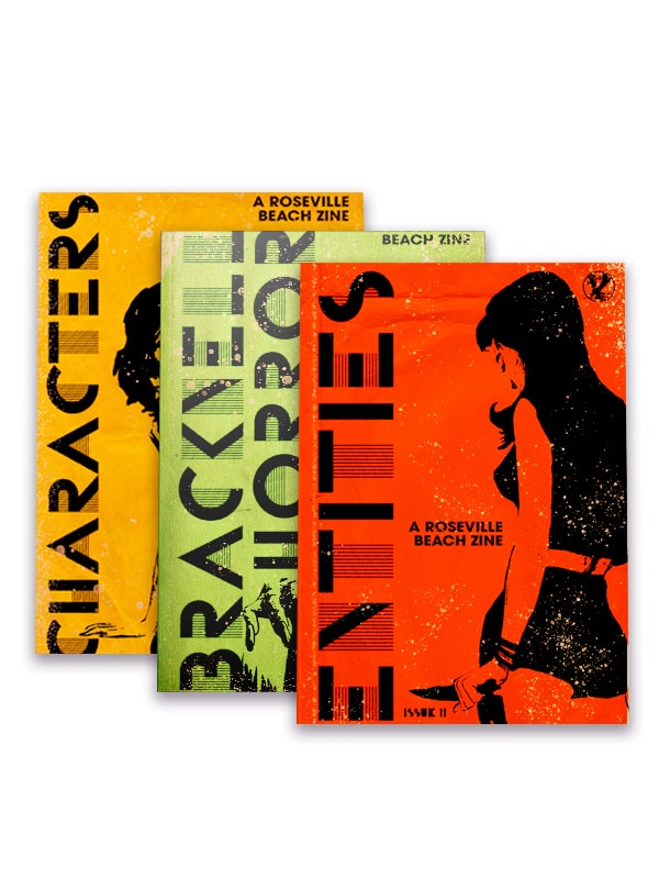 3 Zines Moonlight on Roseville Beach (physique)