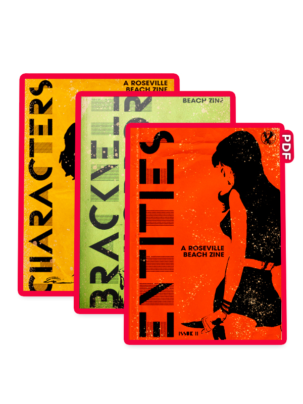 3 Zines Moonlight on Roseville Beach (PDF)