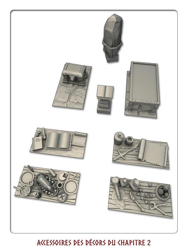Accessoires des décors du Chapitre 2