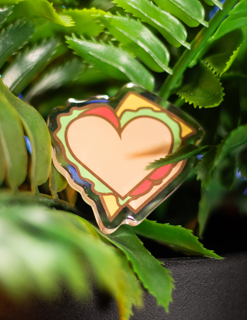 Pins Coeur Sandwich