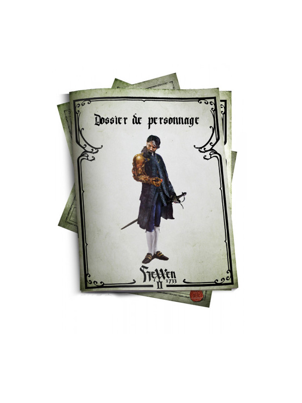 Dossier de personnage (x5)