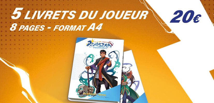 5 livrets du joueur