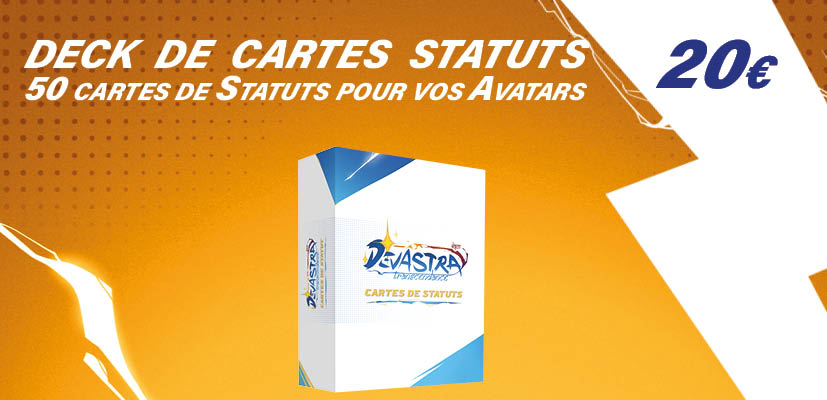 Deck de 50 cartes Statuts