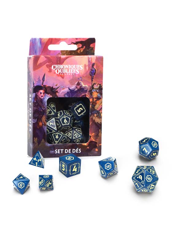 Set de dés Chroniques Oubliées Fantasy