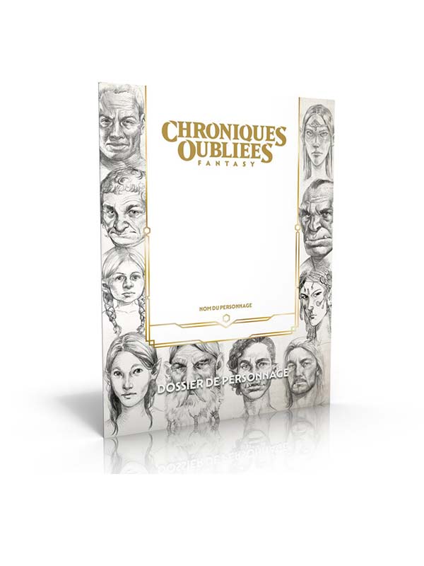 Pack de 5 Dossiers de personnage