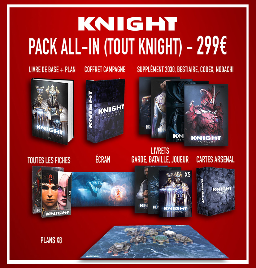 Pack Knight All-in - Offre de fin d'année - Livraison avant Noël