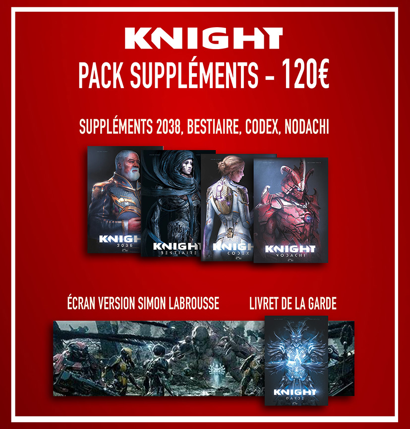 Pack Knight Suppléments - Offre de fin d'année - Livraison avant Noël