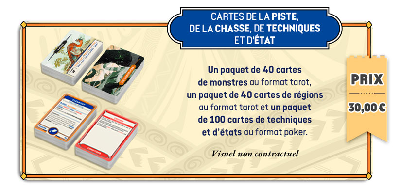 Wilderfeast - Cartes Piste, Chasse, Technique et états
