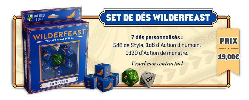 Wilderfeast - Set de dés - Late Pledge
