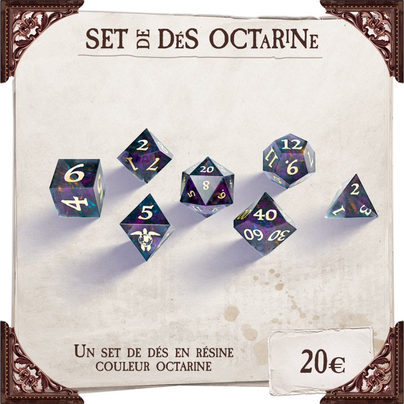 Set de dés Octarine