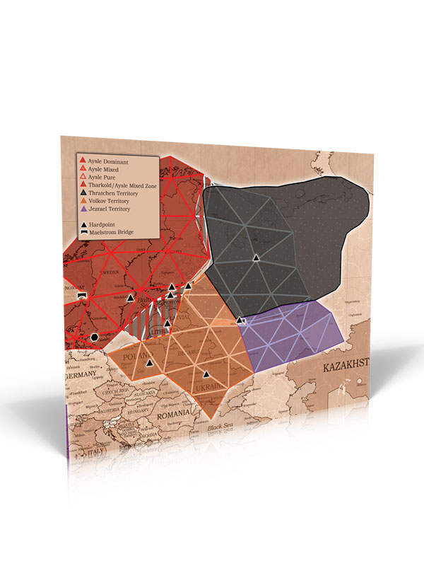 Torg Eternity - Poster mappemonde Tharkold + PDF