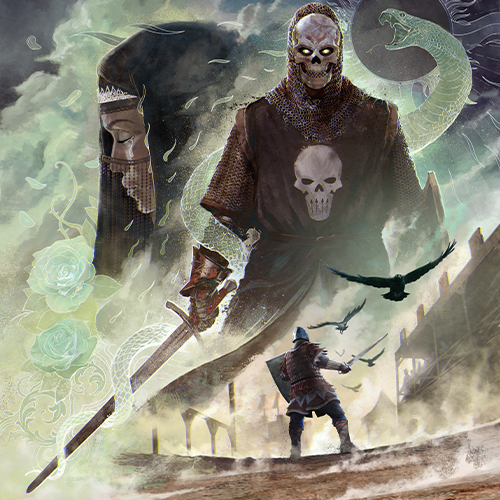 Piste de dés : Le Chevalier gris