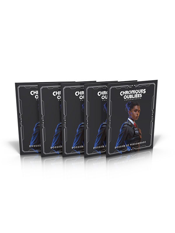 Pack de dossiers de personnage (x5)