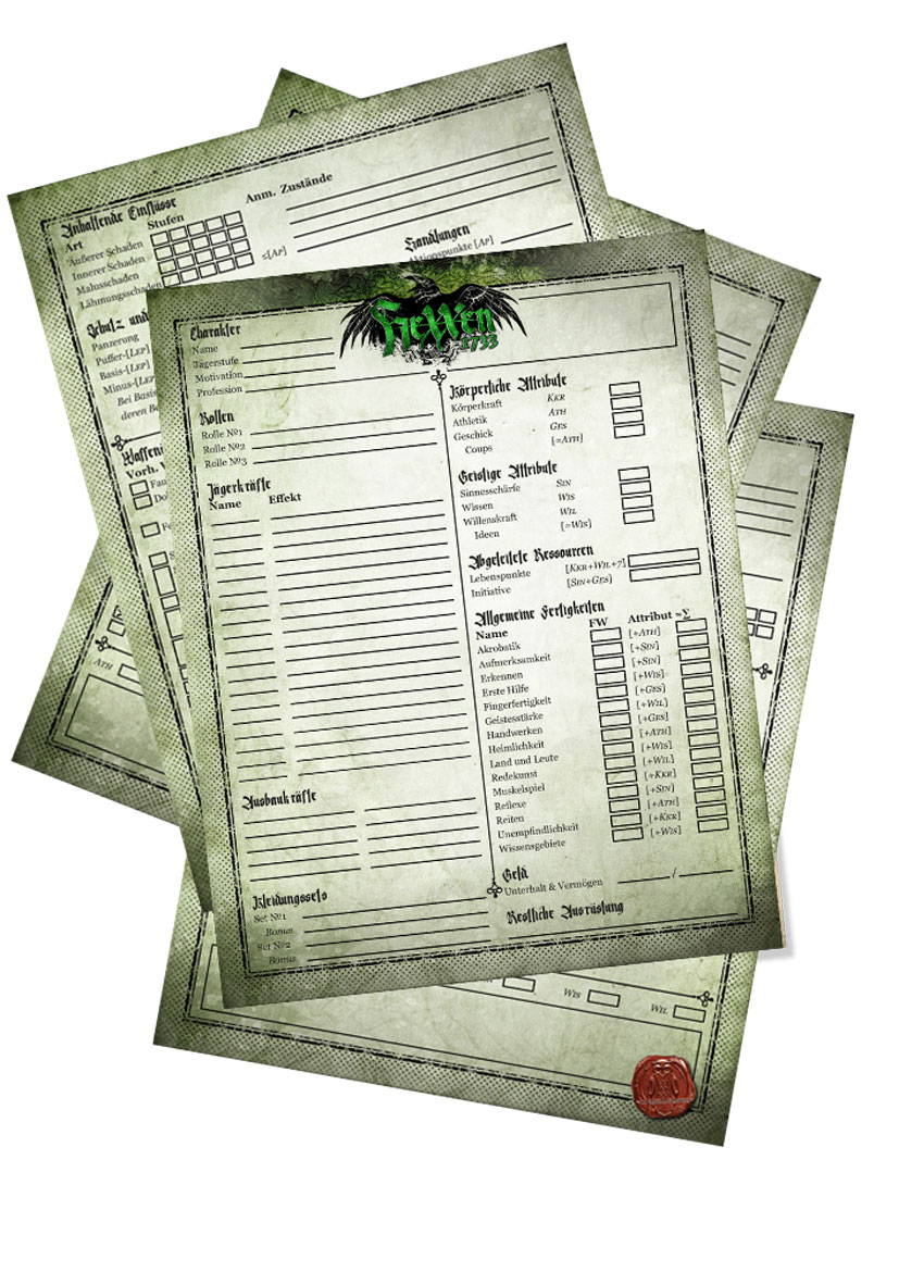 HeXXen 1733: Deluxe Jägerbögenset (10 Stück)