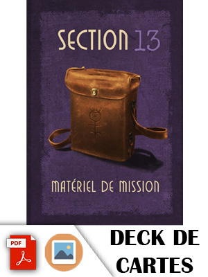 Section 13 - Deck Matériel de Mission numérique