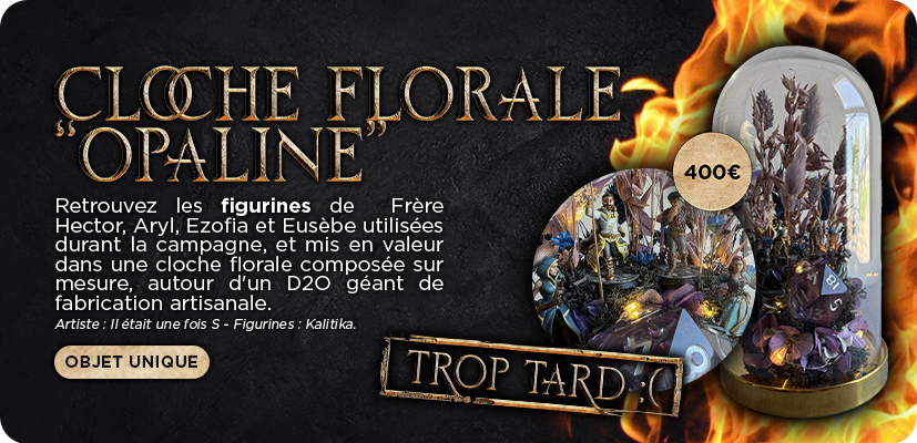 Cloche florale & Figurines 