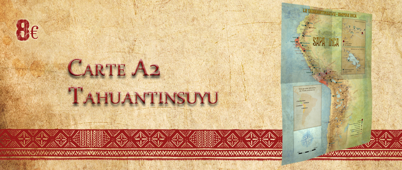 Carte du Tahuantinsuyu (Physique + PDF)