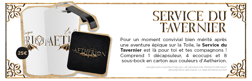 Service du Tavernier (1 Décapsuleur + 4 Ecocup + 8 Sous-bock)