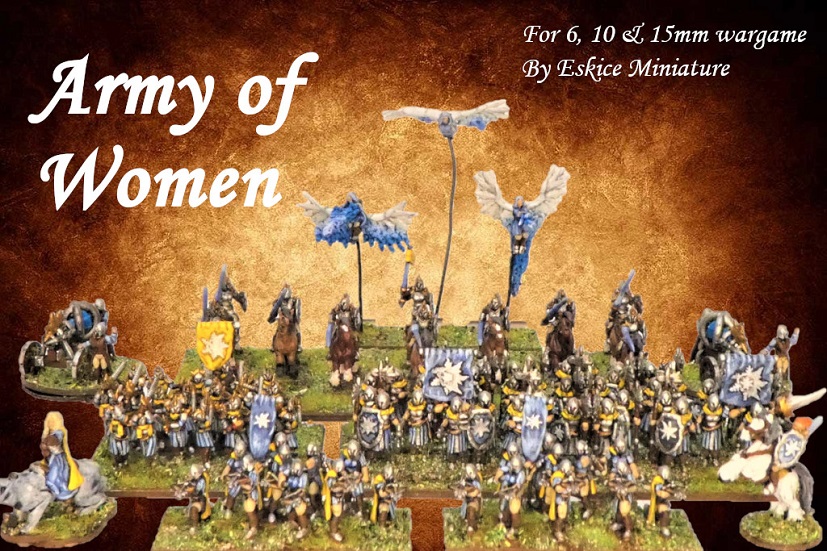 MEDFAN - Army of Snowsun (women army) - Full 3D STL Pack in 15mm for EHB