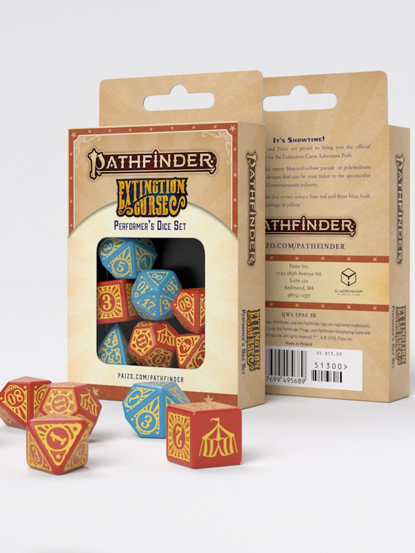 Set de dés - Pathfinder Extinction Curse Performer's Dice Set