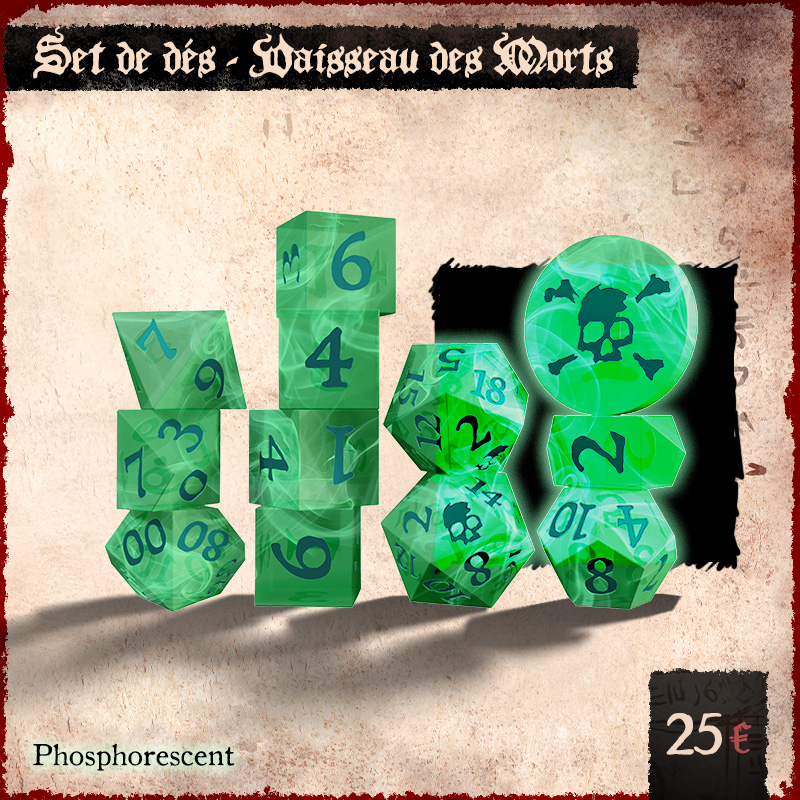 Set de dés - Vaisseau des morts