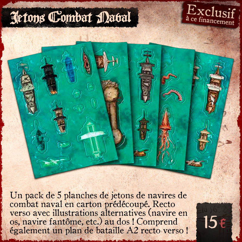 Jetons de combat naval