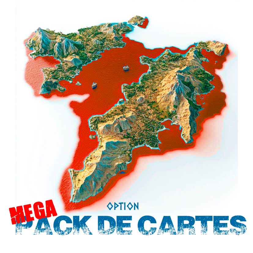 OPTION PACK DE CARTES COMPLEMENTAIRES - V2 EXCLUSIVE (41 au format A4 et 9 au format A3)