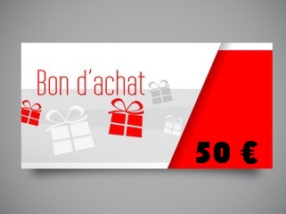 Bon d'achat 50+8€