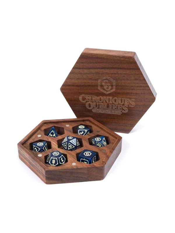 Boite à dés en bois