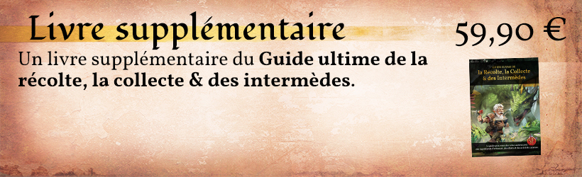 livre Guide ultime de la récolte, la collecte & des intermèdes