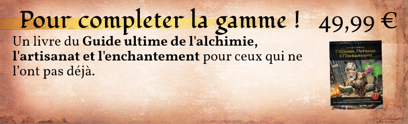 livre Guide ultime de l'alchimie, l'artisanat et l'enchantement