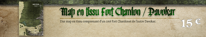 Symb - Map tissu double face Fort Chardon / Davokar