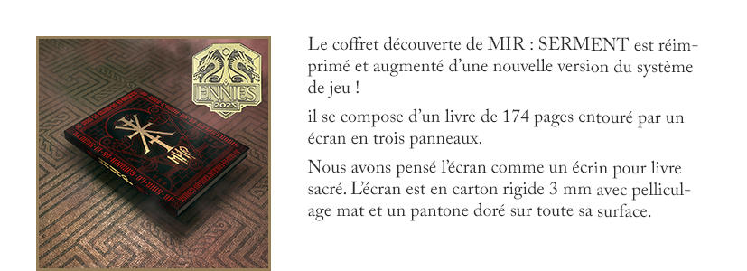 Coffret découverte : MIR - Serment