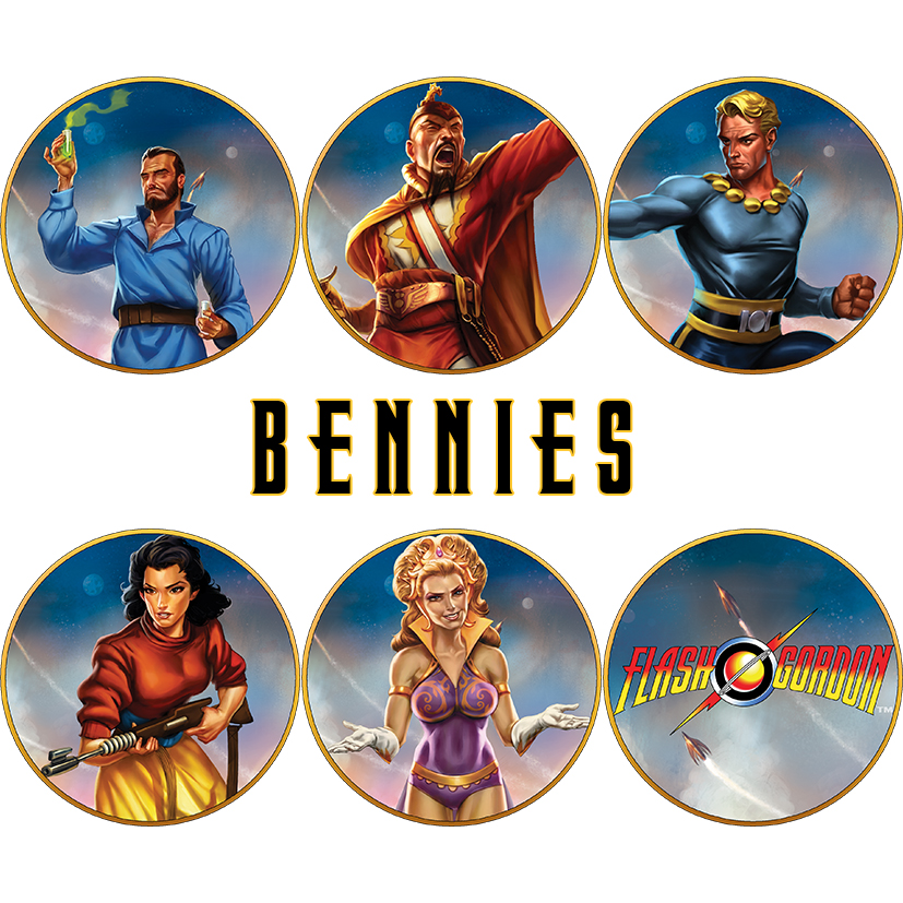 Flash Gordon™ RPG: Bennies (25)