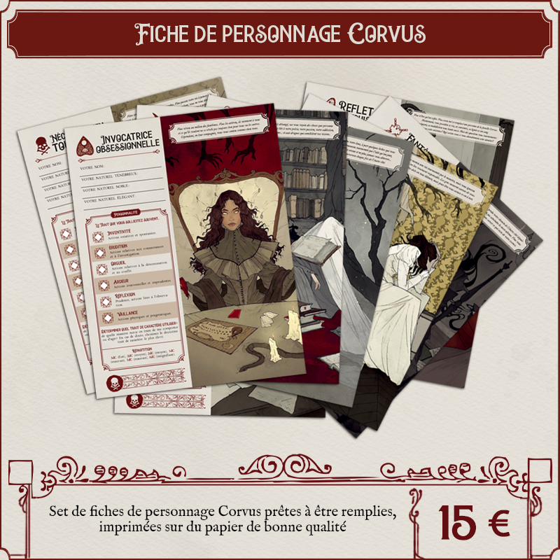 Fiche de personnage Corvus