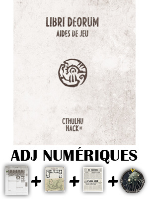 Cthulhu Hack - Pack aides de jeu numériques Libri Deorum