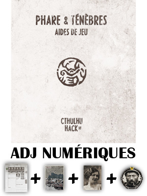 Cthulhu Hack - Pack aides de jeu numériques Phare et Ténèbres
