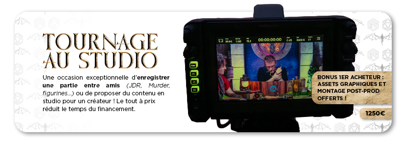 Un Tournage au Studio !