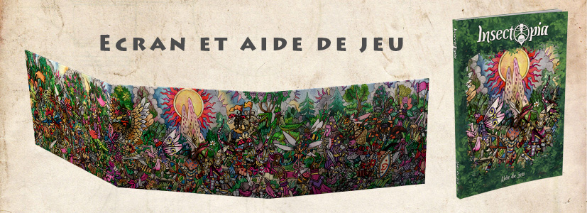 Ecran et aide de jeu - Insectopia 10 ans d'Intres