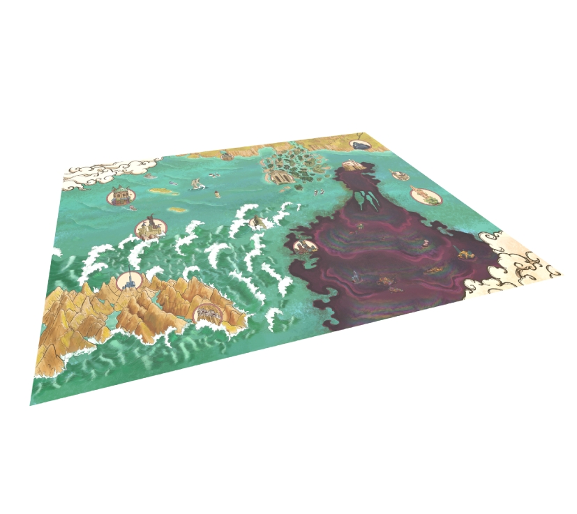 PDF : carte des Terres englouties