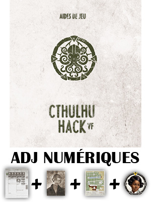 Cthulhu Hack - Pack aides de jeu numériques Cthulhu Hack (Secrets de Milo et Aventures insolites)