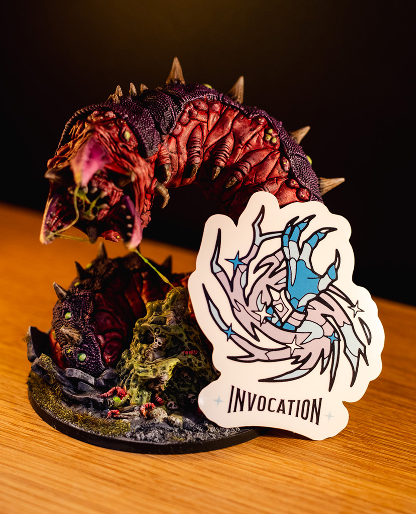 Sticker magie - INVOCATION - 8cm