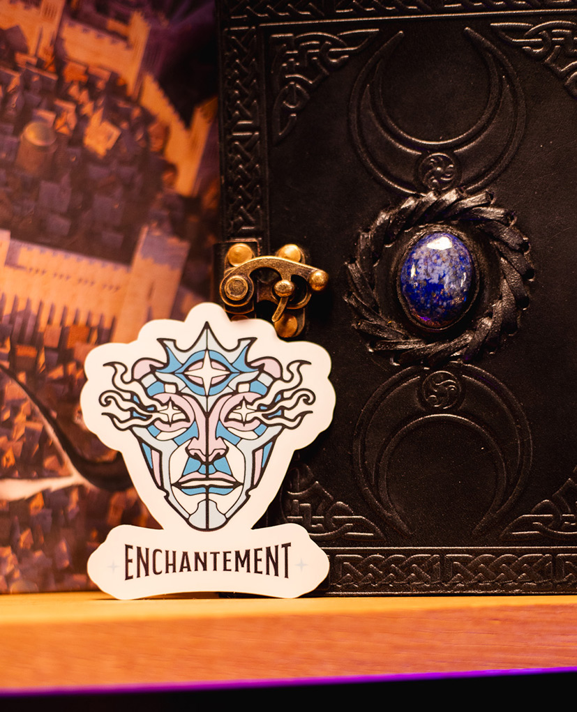 Sticker magie - ENCHANTEMENT - 8.5cm