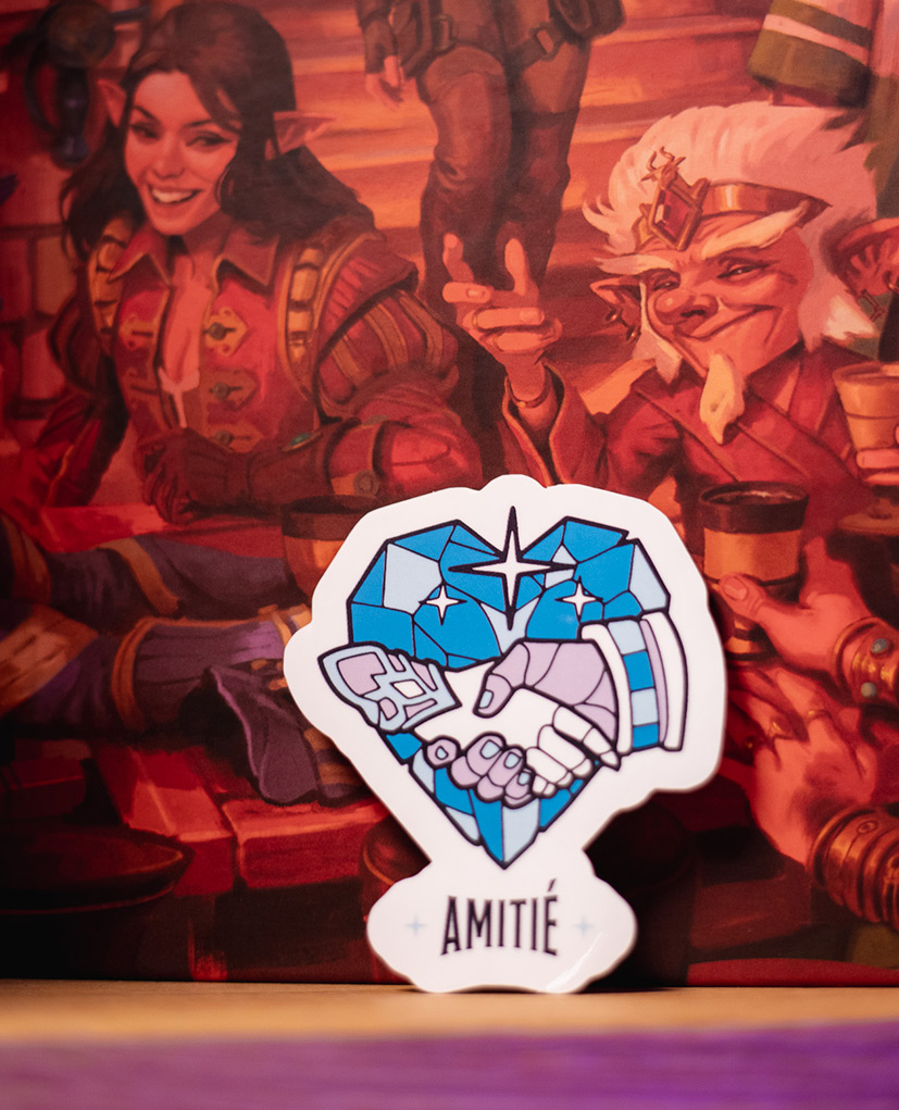 Sticker magie - AMITIE - 8.5cm