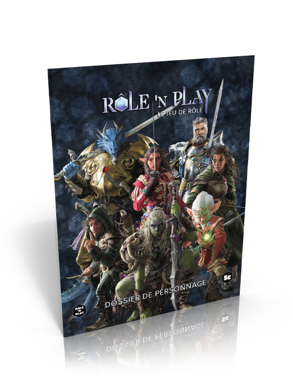 RnP - Dossier de personnage (5 exemplaires)